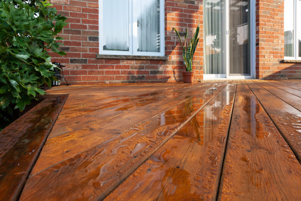 how to protect your deck from planters